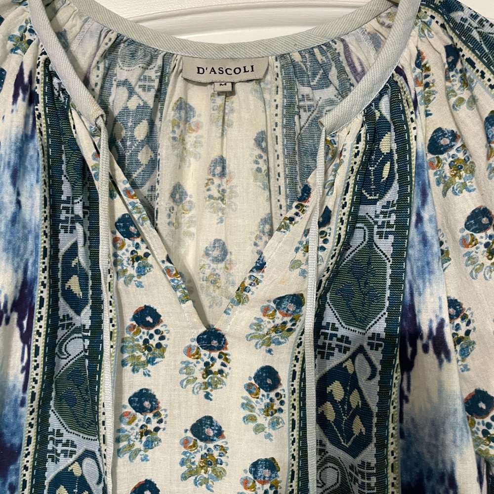 D'ascoli Patchwork-Effect Creole Blouse - image 4